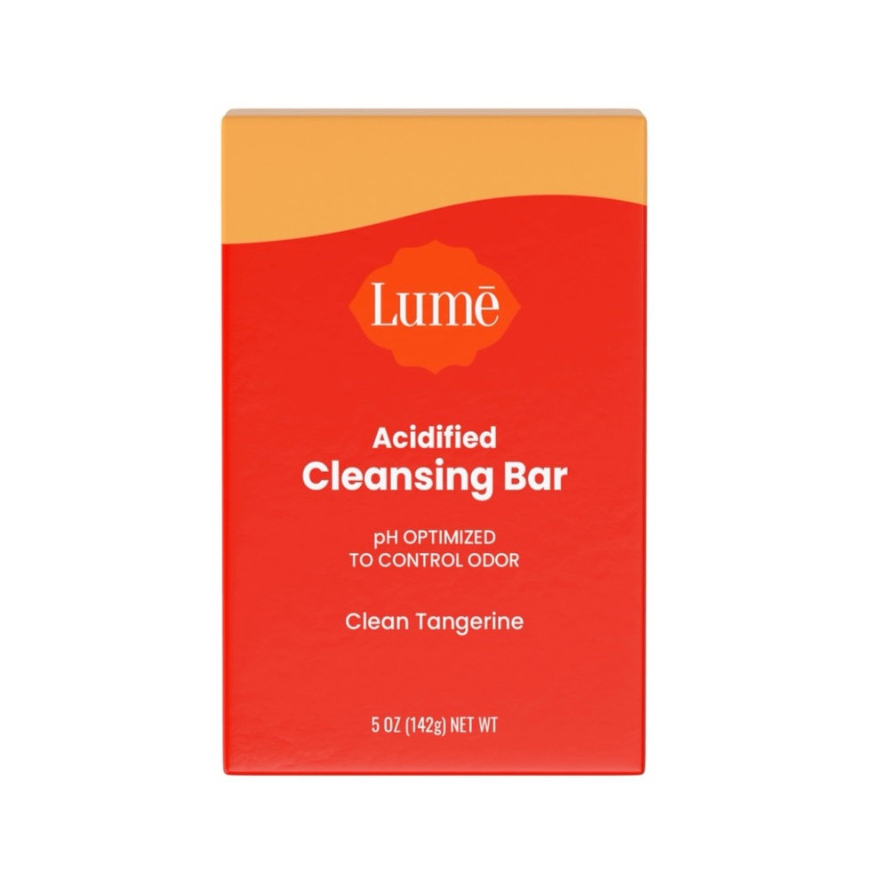Lume I Clean Tangerine I Acidified Cleansing Bar I 3 bars
